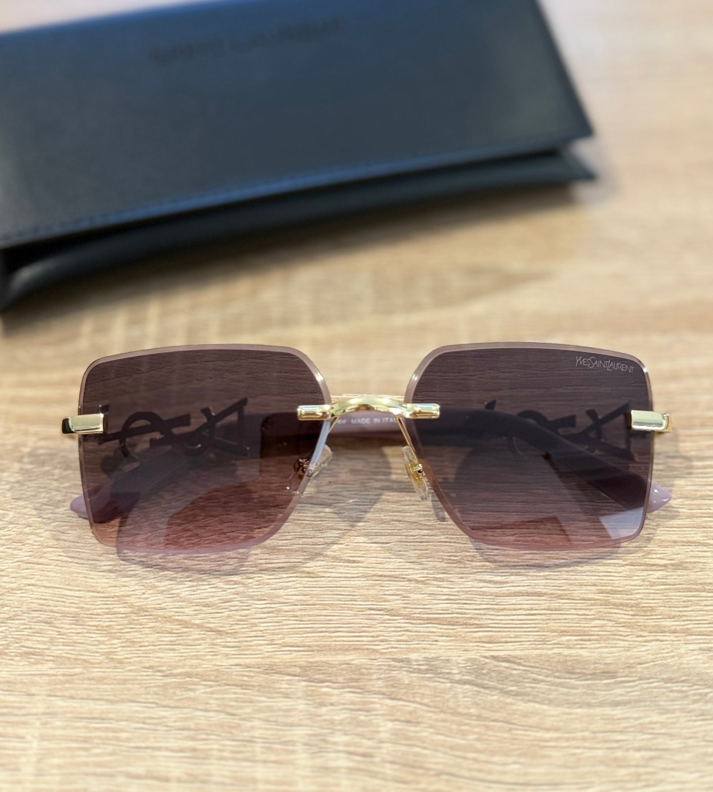 Gafas ysl cristal lila