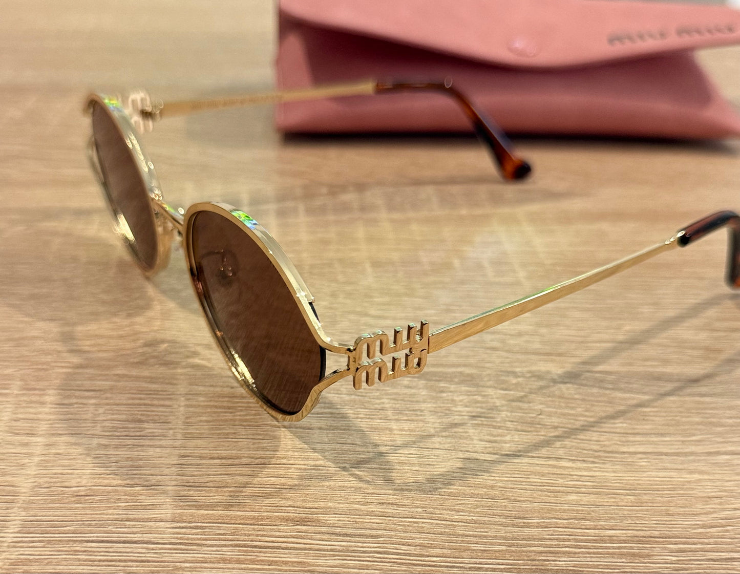 Gafas miu miu marrón
