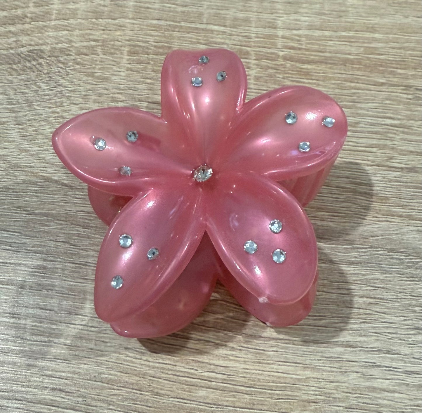 PINZA FLOR METALIZADA
