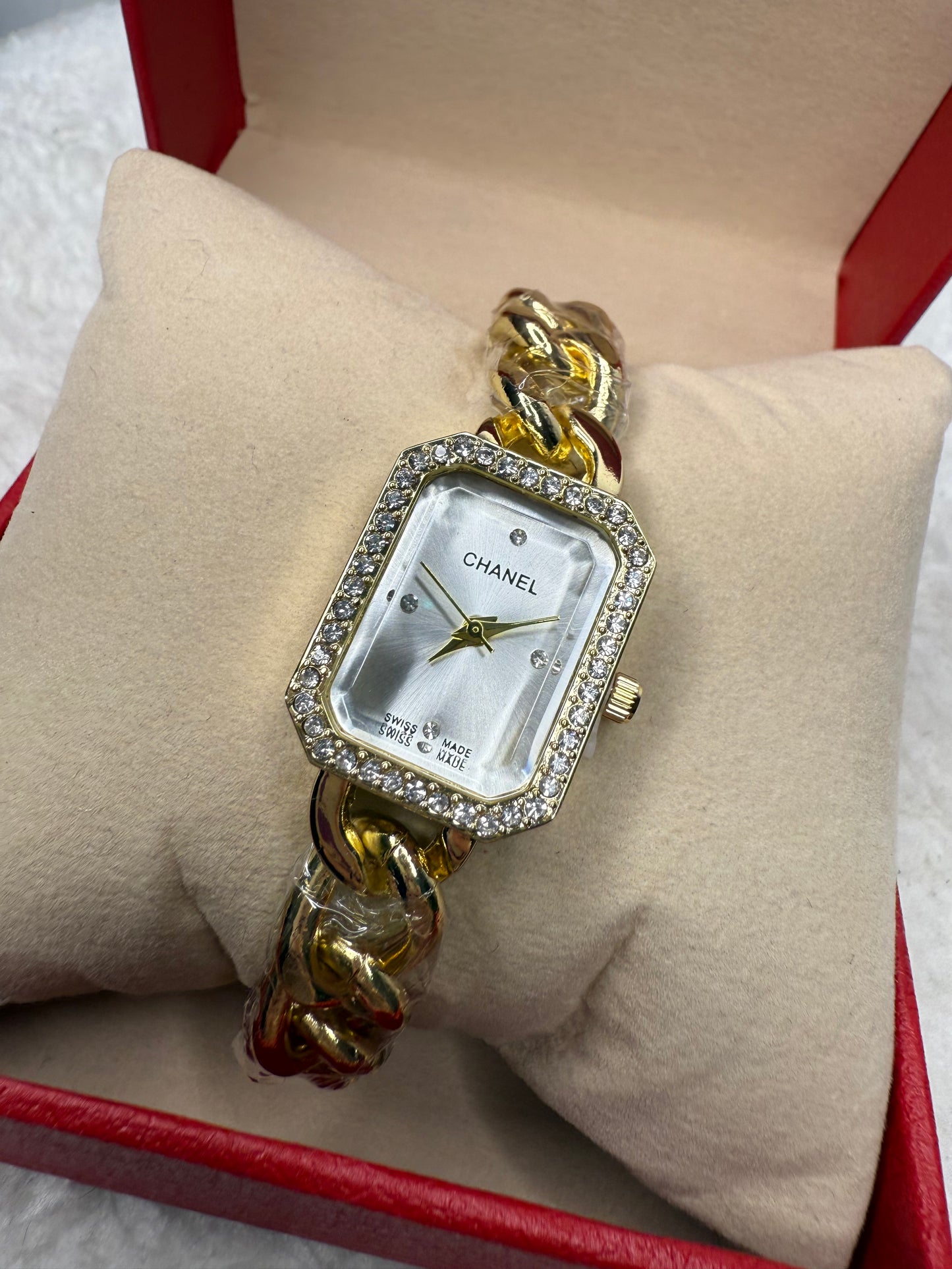 RELOJ MUJER CHAN 1 DORADO