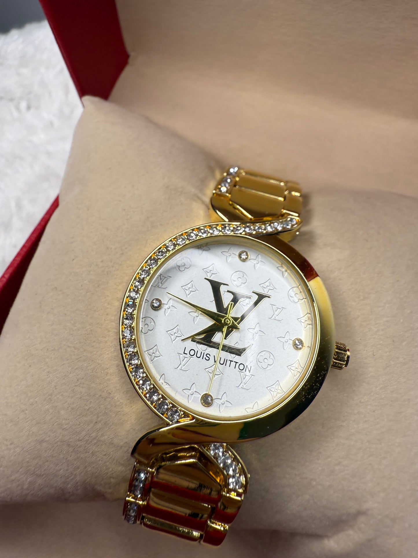 RELOJ MUJER LV 1 DORADO
