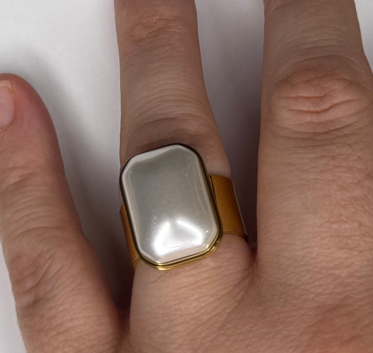 Anillo nácar recta