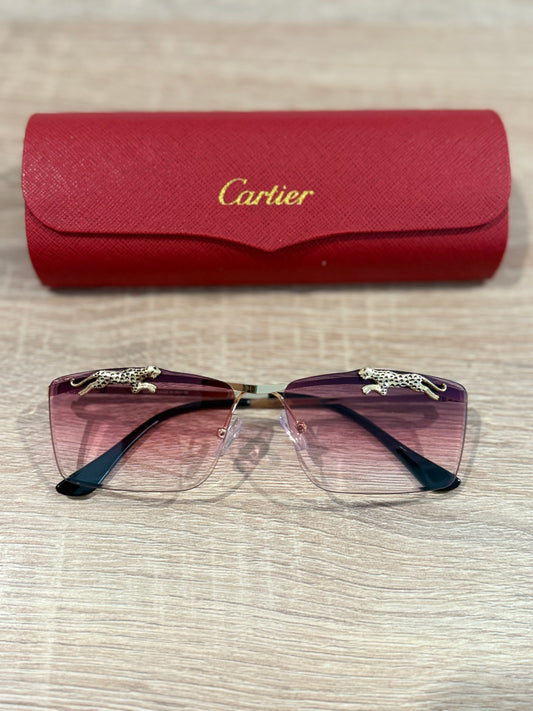 Gafas cartier pantera sup rosa